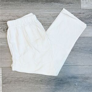 MISSLOOK White Linen Pants